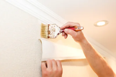 Pose de papier peint à Verrie — revêtements muraux et toiles de verre